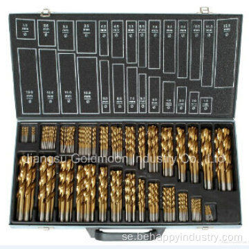 Twist Drill Bit Set med DIN338 Standard